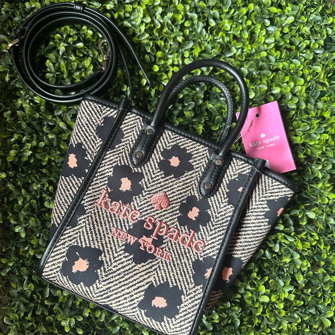 Ella canvas best sale floral tote