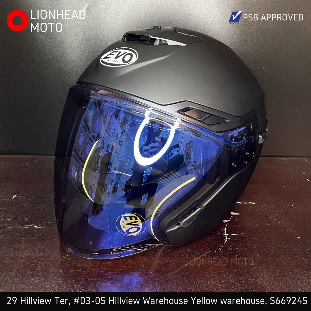 Evo helmet warehouse location top
