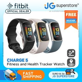 Fitbit Charge 5 Advanced Fitness and Health Tracker Touchscreen Water Resistant Watch with Built-in GPS, Bluetooth, EDA Sensor | JG Superstore