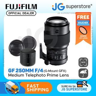 Fujifilm Fujinon GF 250mm f/4 R LM OIS WR Medium Telephoto Prime Lens for G-Mount GFX Cameras | JG Superstore