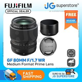 Fujifilm Fujinon GF 80mm f/1.7 WR Lens for Fujifilm G-mount GFX Mirrorless Medium format Cameras | JG Superstore