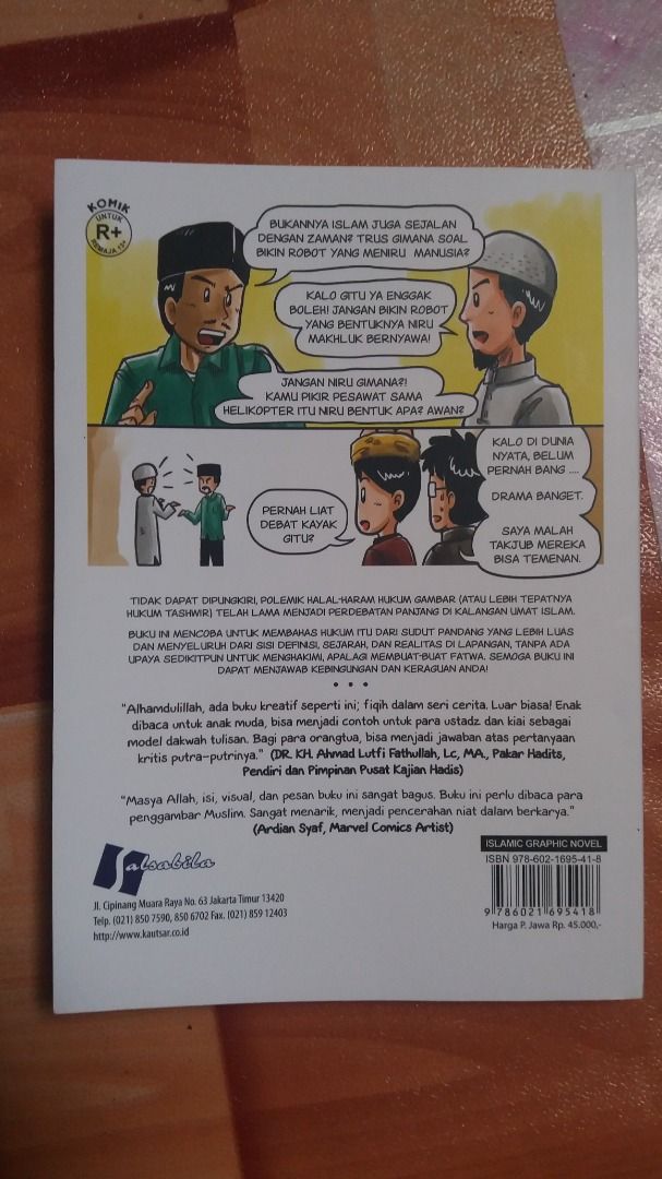 Gambar Itu Haram? Komik Remaja Islam Buku Alat Tulis Buku di Carousell