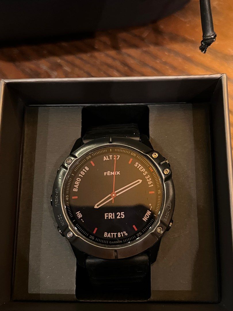 Garmin Fenix 6x Sapphire Men s Fashion Watches Accessories