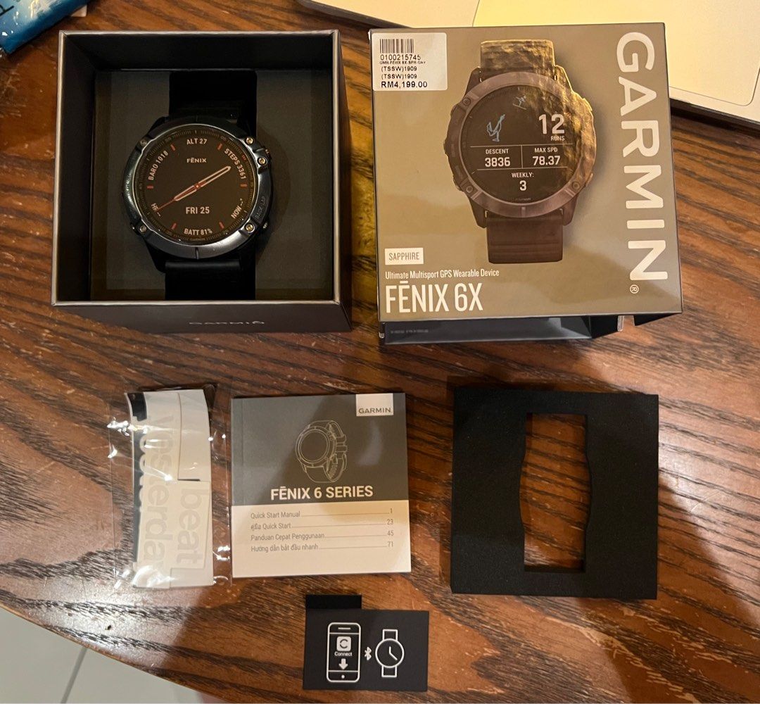 Garmin fenix 6x sapphire discount accessories