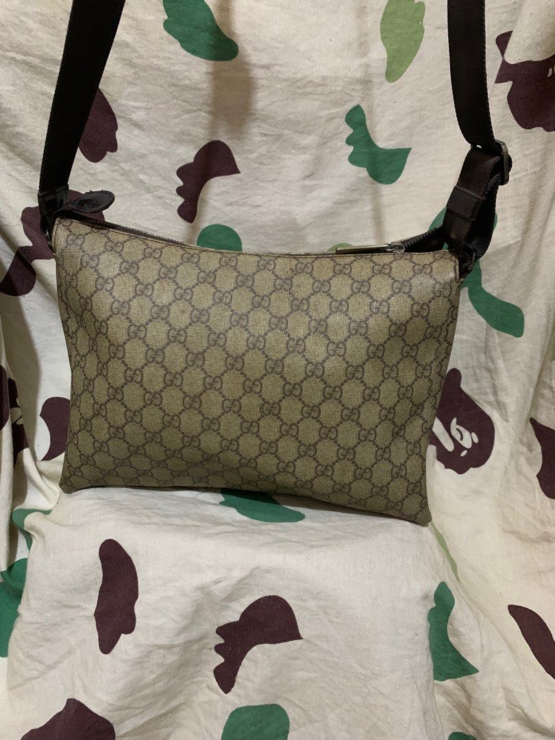 Gucci Leather Sling Bag Lelaki Men s Fashion Bags Sling Bags on Carousell