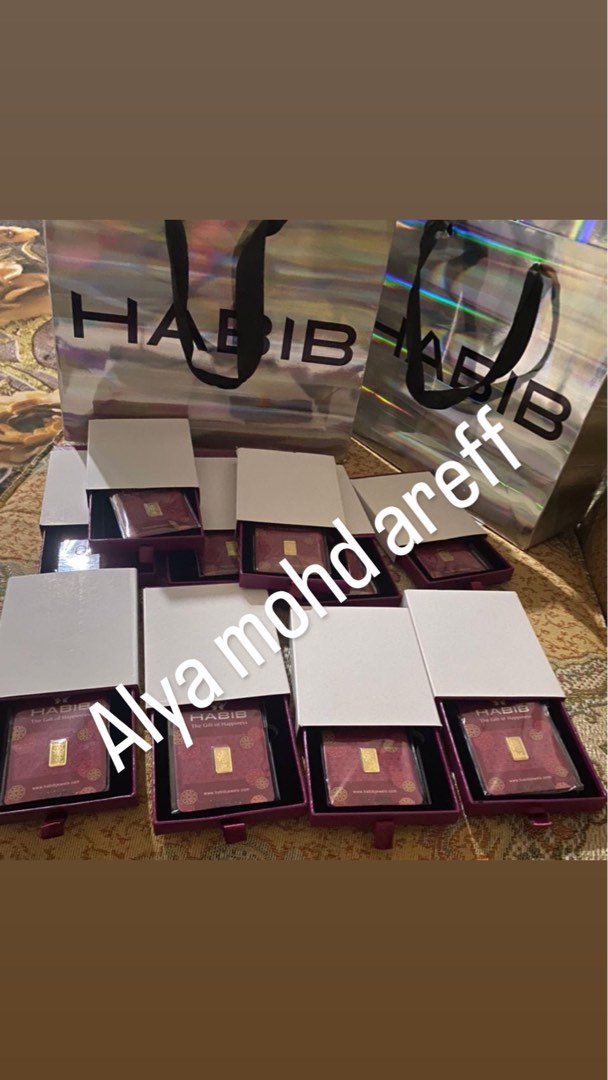 HABIB 1g GOLD BAR, Luxury, Accessories on Carousell