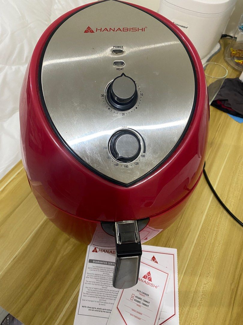 HANABISHI Air Fryer, TV & Home Appliances, Kitchen Appliances, Fryers