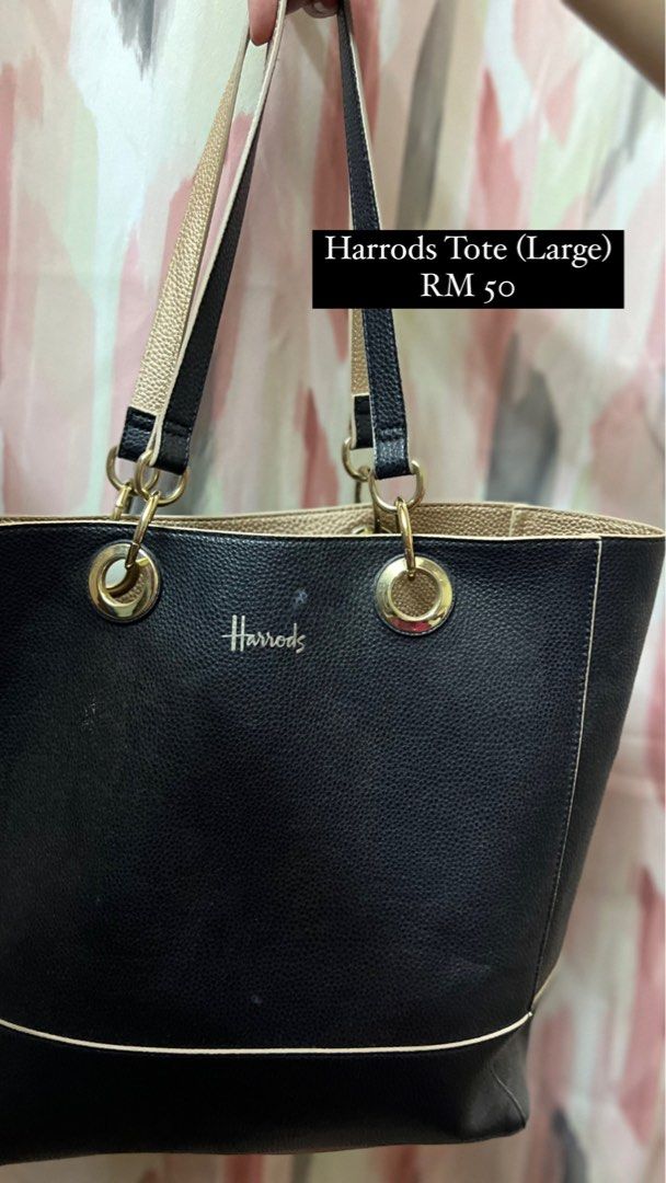 Harrods reversible discount tote bag