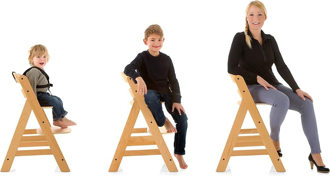 Hauck Fun for Kids Alpha Wooden Height Adjustable Chair from 36