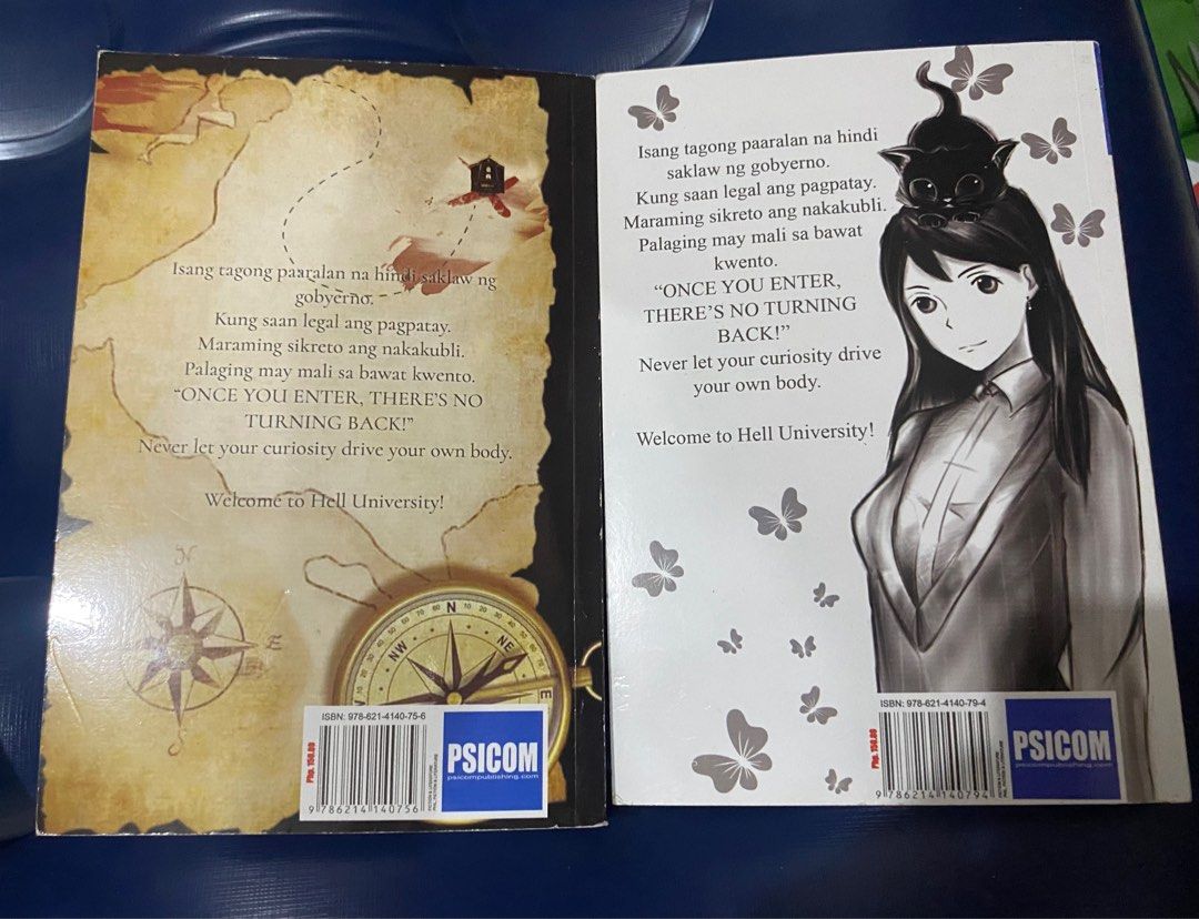 Hell university book 1 and book 2 by knightinblack on carousell