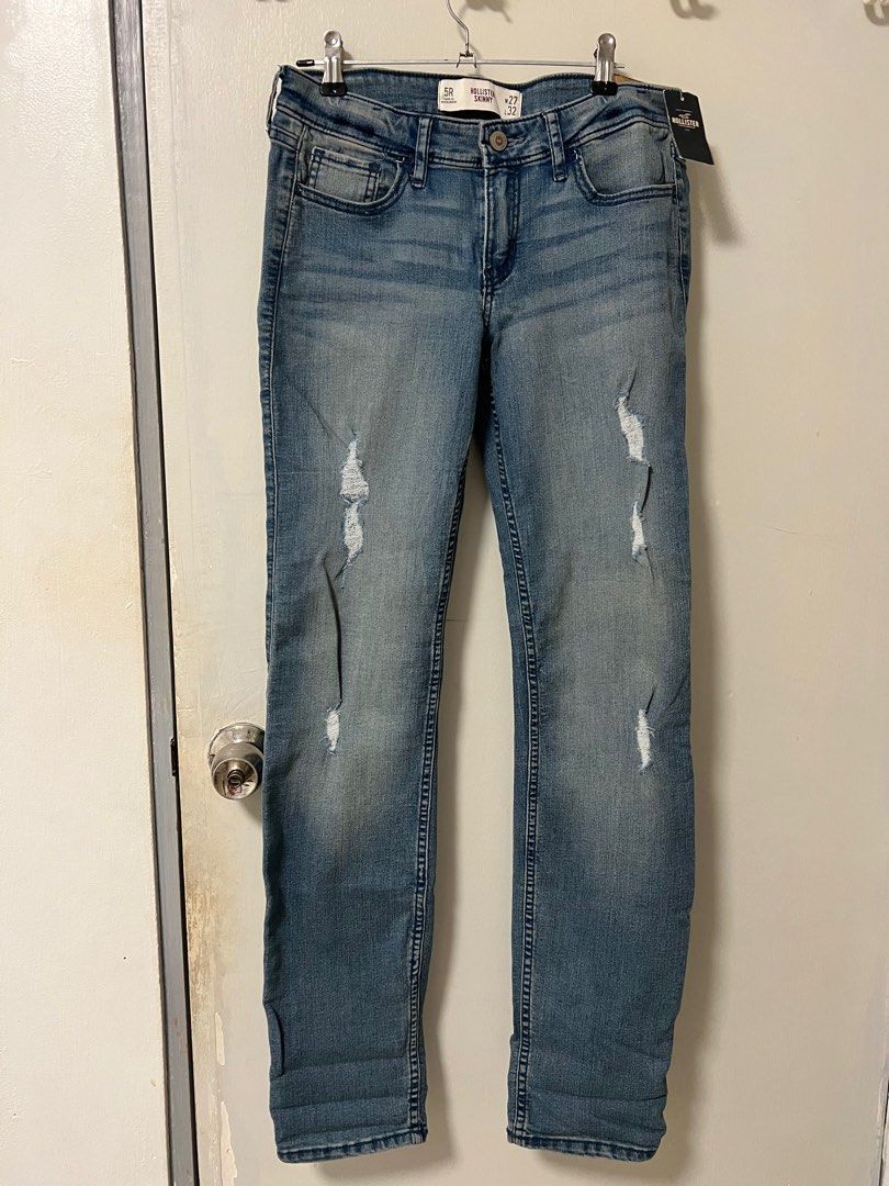 Hollister jeans ripped online