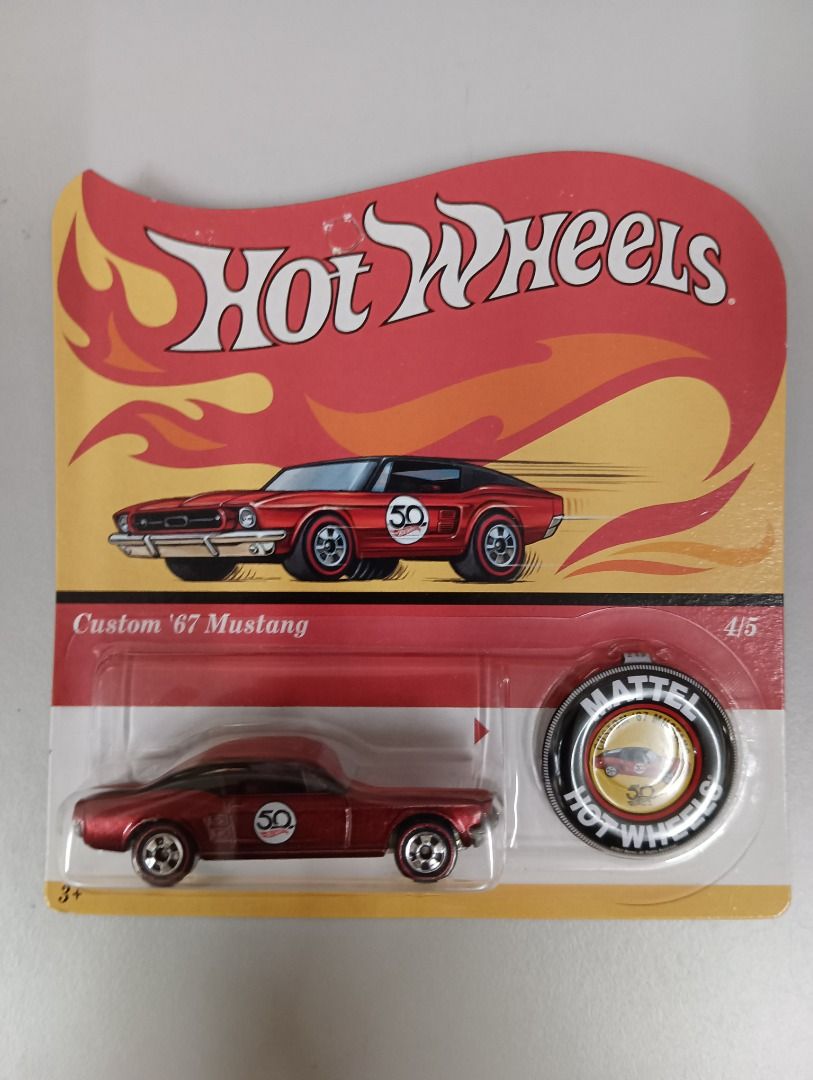 Hot wheels 50th anniversary custom 67 mustang best sale