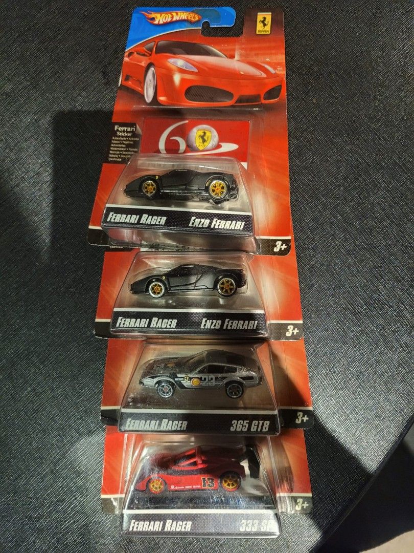 Hotwheels Enzo Ferrari 60th Anniversary (Category: Vehicle & Diecast Models) located in Makati City. Submitted by makeupismyart (Listing ID 1251049857, Image 1). Description: Hotwheels Enzo Ferrari 60th Anniversary Take all for 16,000.