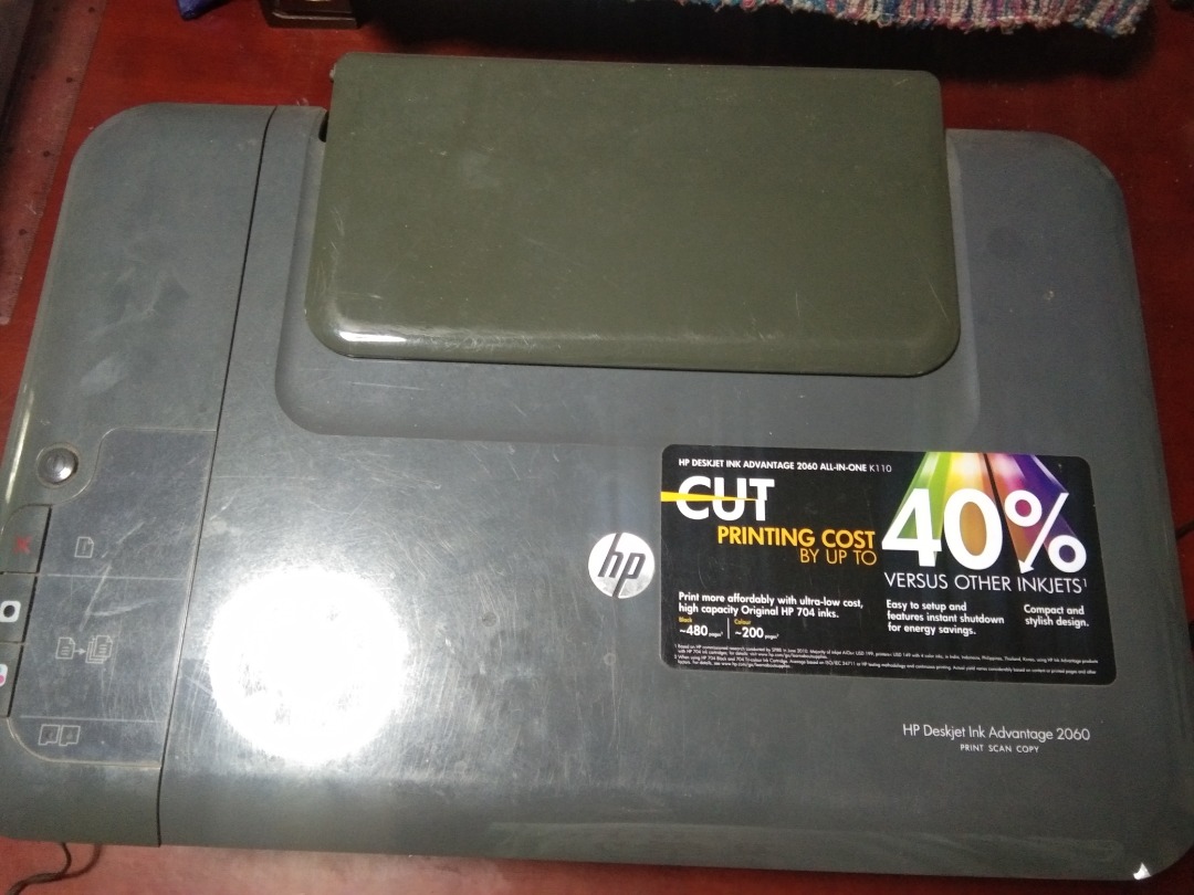 HP Deskjet Ink Advantage 2060 AllInOne K110, Computers & Tech