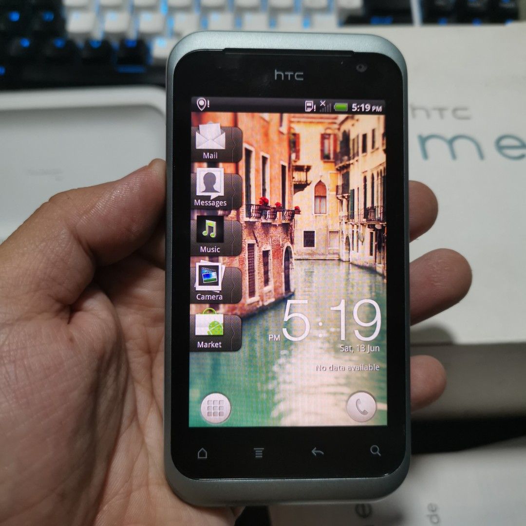 HTC Rhyme S510b | Item Code: 00011 (Category: Android Others) located in Caloocan City. Submitted by christian.montalban (Listing ID 1251098568, Image 3). Description: HTC Rhyme S510b | Item Code: 00011 Price: P2,899.00 Color: Clearwater 4GB ROM | 768MB RAM 3.7" S-LCD Display 1,600 mAh Li-Ion Removable Battery OS: Android 2.3.5 Package: Unit, Charger Head, Cable (Samsung), Pouch, Charging Dock, Manual, and Box Only Location: North Caloocan For Me