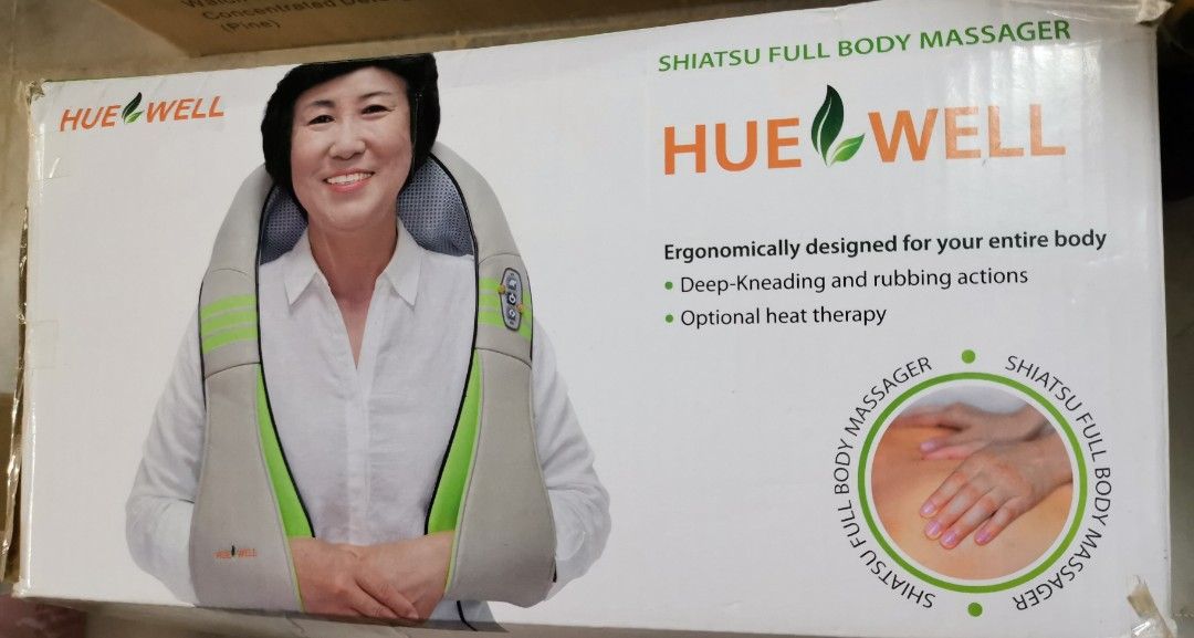 Hue Well Shiatsu Full Body Massager Health Nutrition Massage