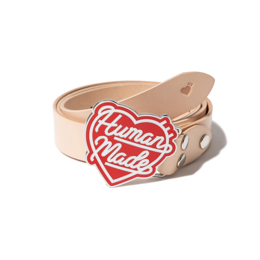 サイズL HUMAN MADE HEART LEATHER BELT Human Made – Heart Leather Belt