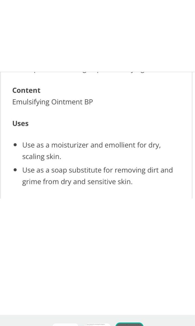 ICM Basic Emolon Emollient Emulsifying Ointment BP Soap Substitute