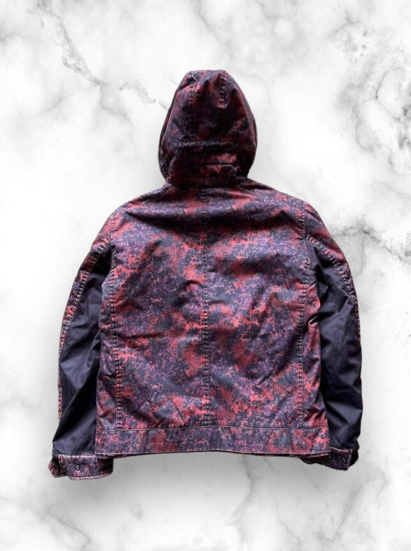Stone island raso hot sale gommato camo print ovd
