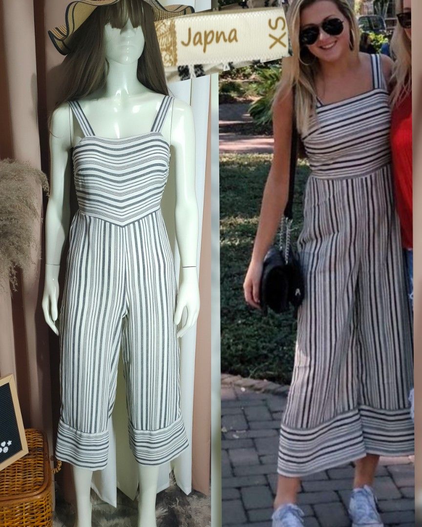 Japna striped jumpsuit hot sale