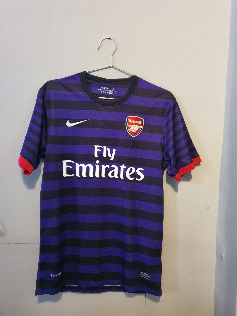 Jersey Arsenal Away 2012 2013 Original Nike AFC Football Shirt Kit Soccer Shirts Kaos Sepakbola Baju Bola Size S Like New Second Used Preloved Bekas Pre Loved 2nd Olah Raga Baju Olahraga di