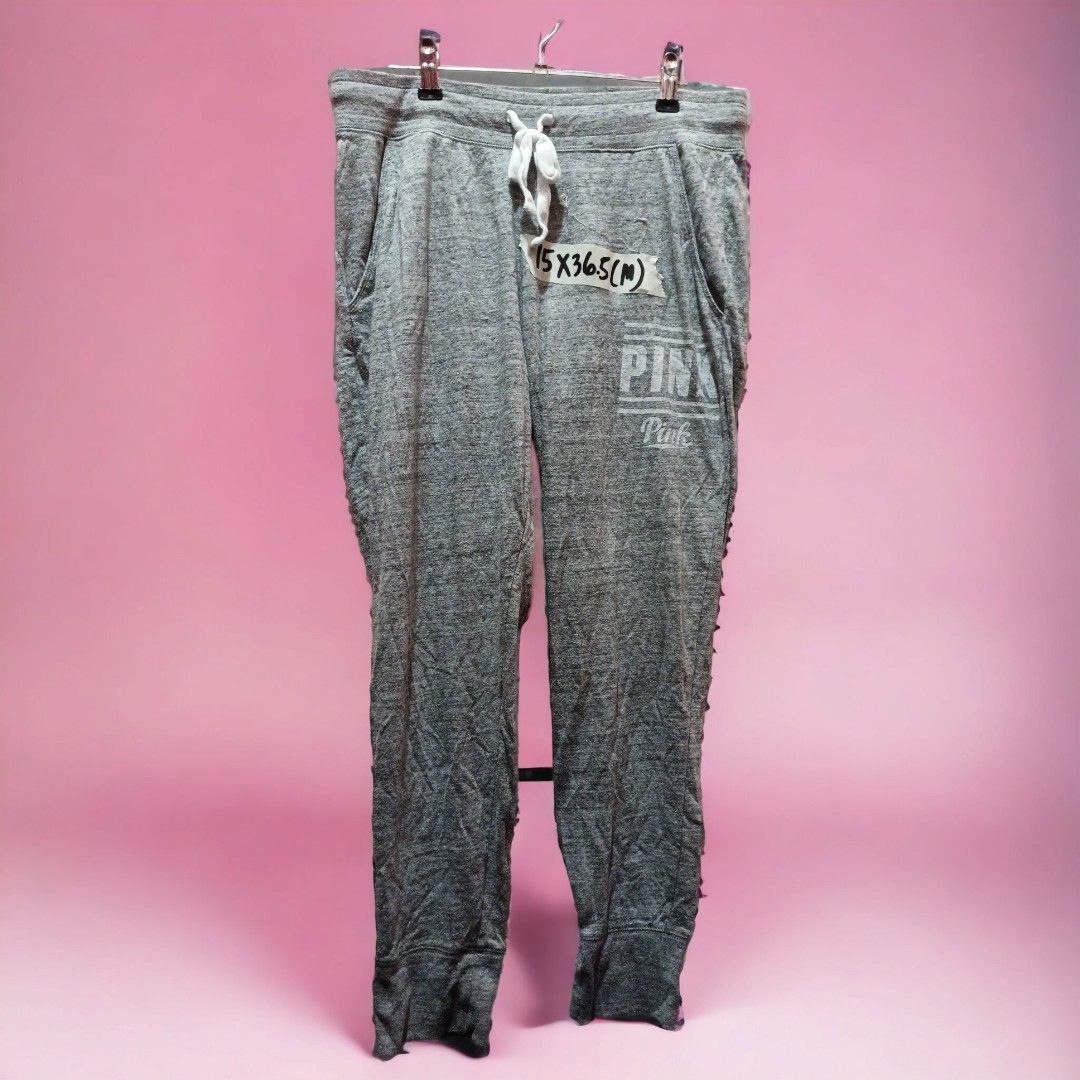 Victoria's Secret Pink Track Pants, Women's Fashion, Bottoms, Other Bottoms  on Carousell