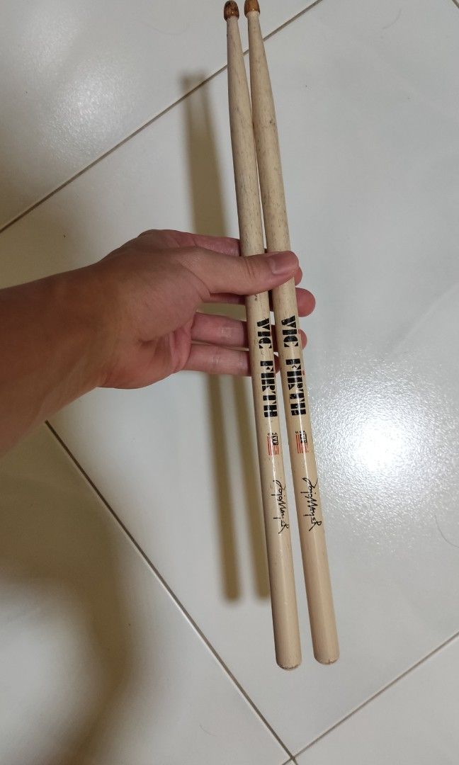 Jojo Mayer drum sticks, Hobbies & Toys, Music & Media, Musical