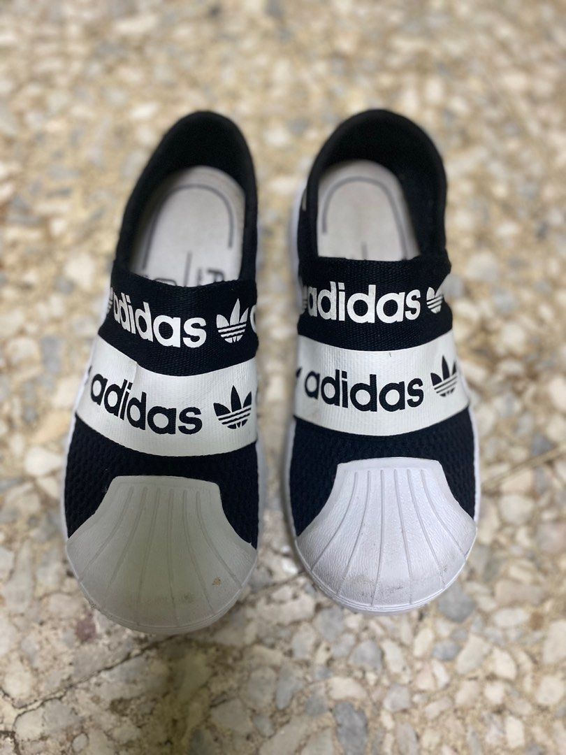 Adidas toddler shoes slip on online