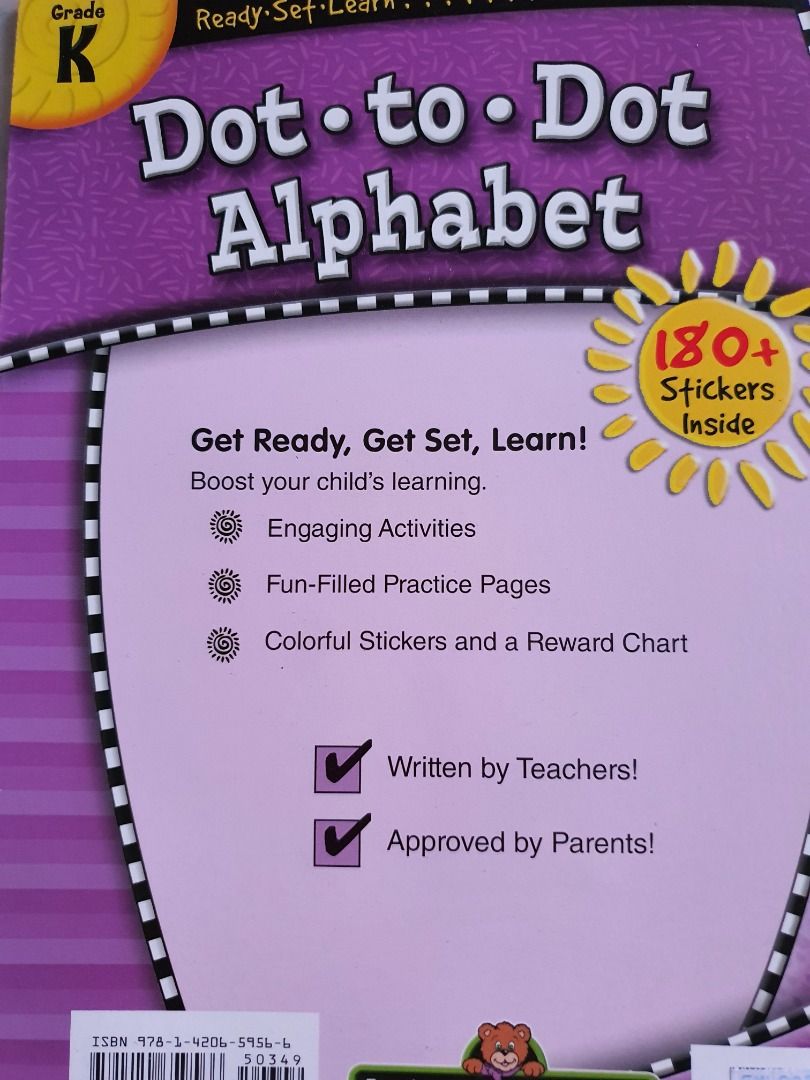 Kindergarten / DottoDot Alphabet Activity Book, Hobbies & Toys, Books