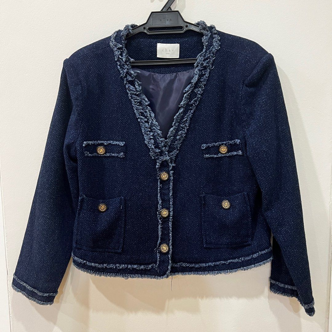 Korean Denim Jacket, Women's Fashion, Coats, Jackets and Outerwear