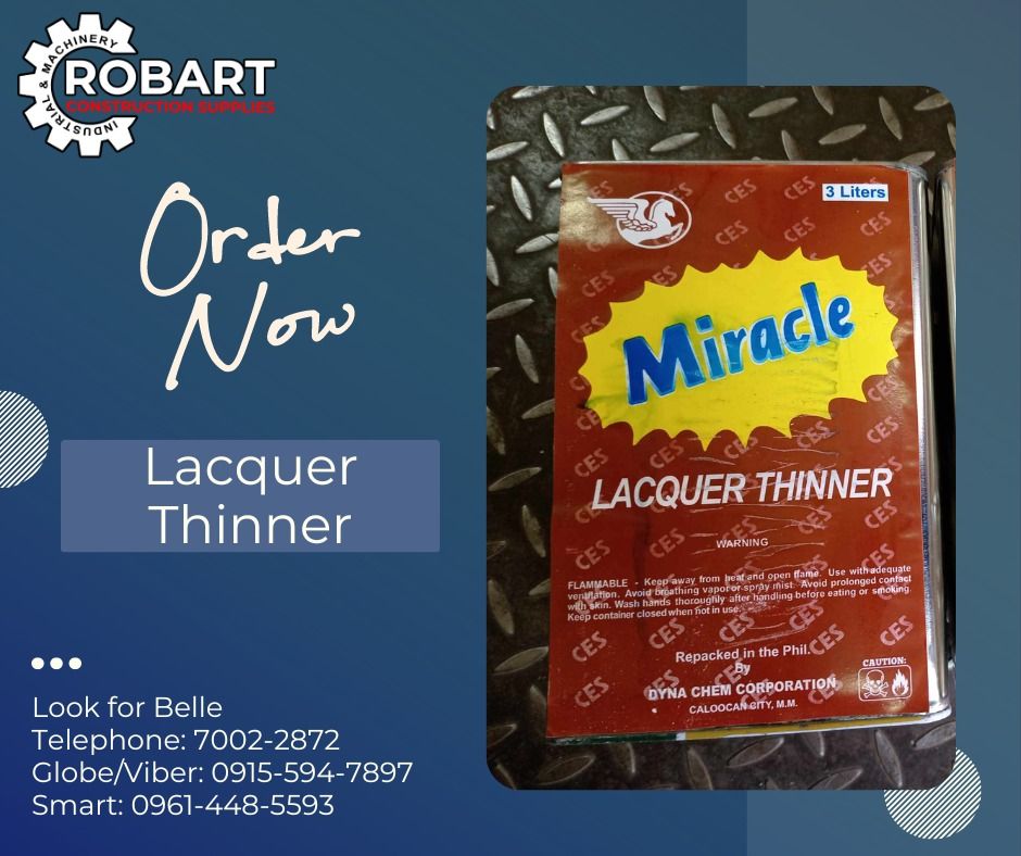 Lacquer Thinner, Commercial & Industrial, Construction Tools