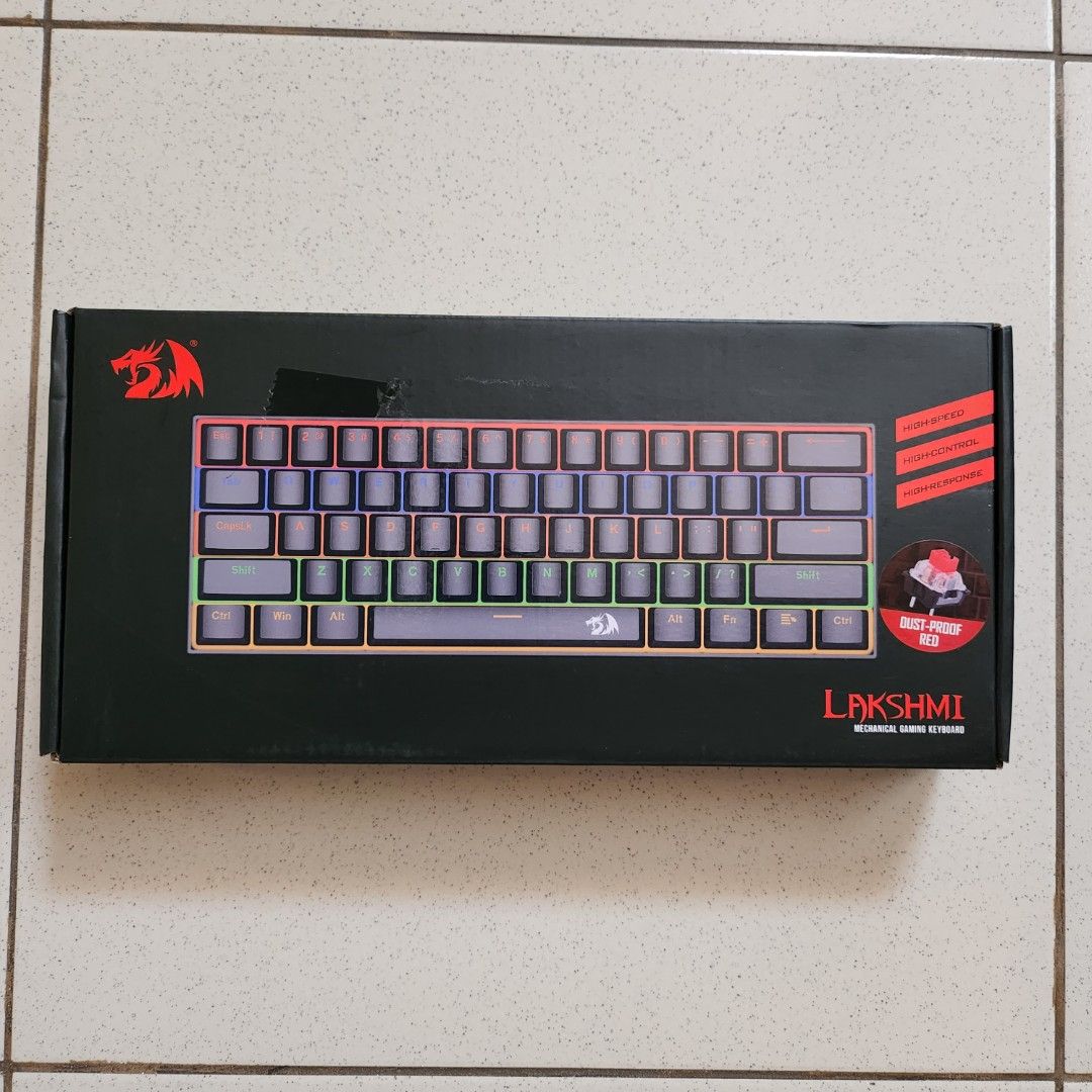 Redragon Lakshmi K606 mechanical gaming keyboard RED SWITCHES ...