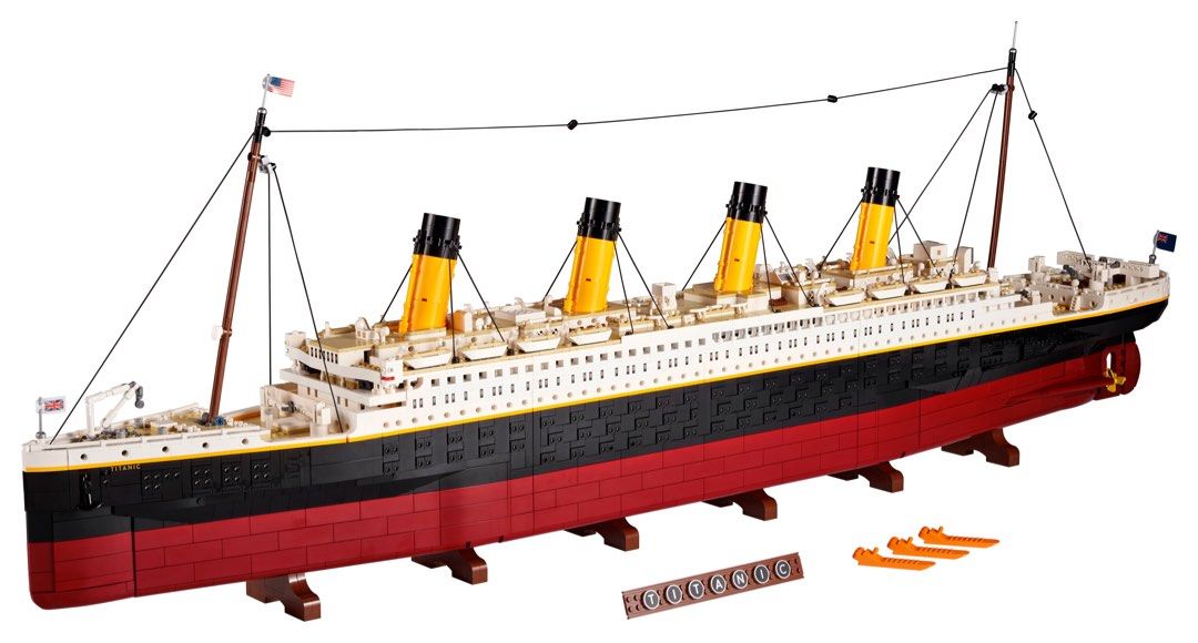 Amazon cheap lego titanic
