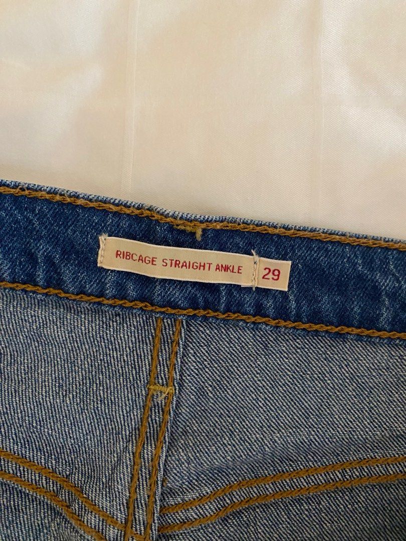 Levi’s Ribcage Straight Ankle Jeans, Women's Fashion, Bottoms, Jeans