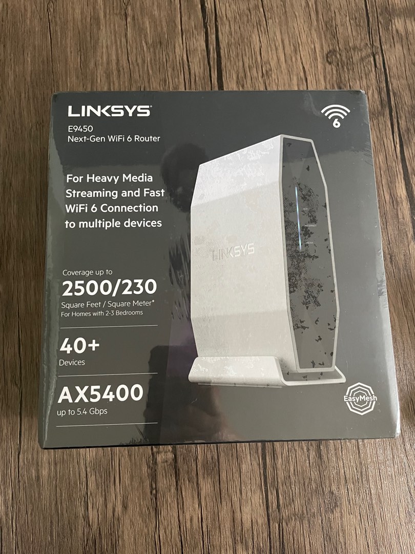 Linksys E9450 Dual-Band AX5400 WiFi 6 EasyMesh Compatible Router ...