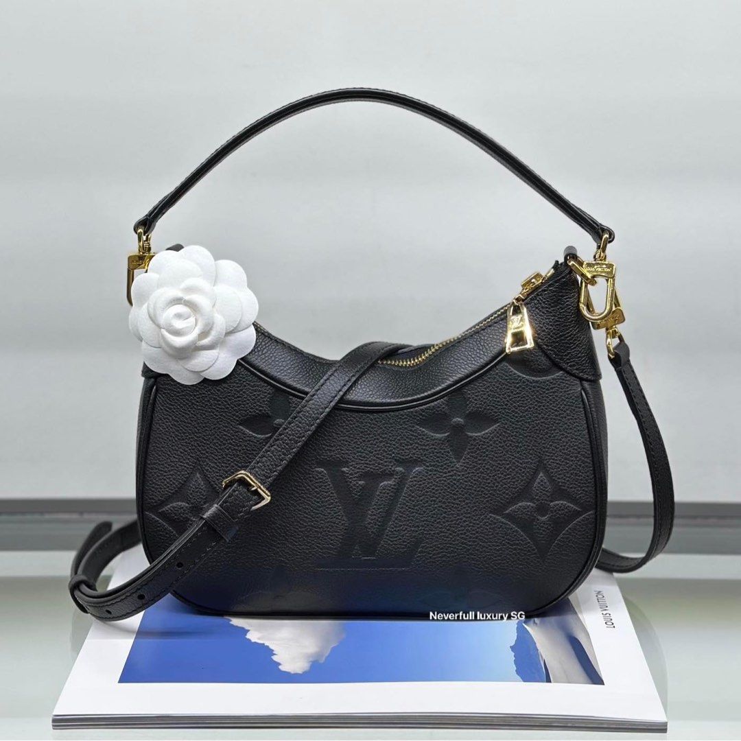 Louis Vuitton Noir Empreinte Leather Bagatelle