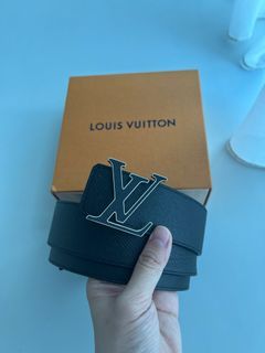 Louis Vuitton Belt Mens White Damier Azur Canvas M9609 $490 - 100%  Authentic Legit Check