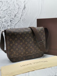 LOUIS VUITTON BOBOURG MM MESSENGER DAMIER EBENE CANVAS BAG -FULL SET-