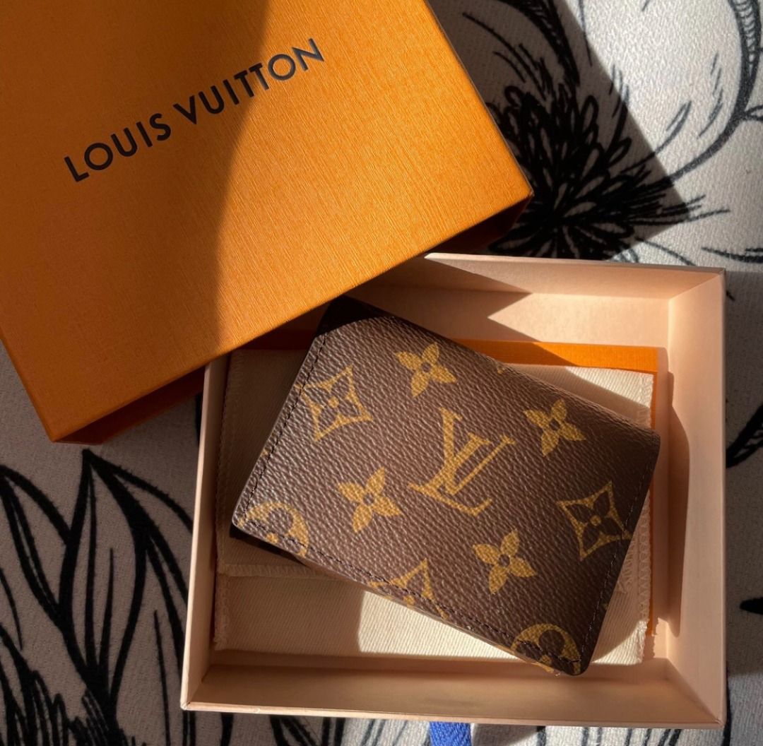 Louis Vuitton Monogram Eclipse Enveloppe Carte de visite M63801-black