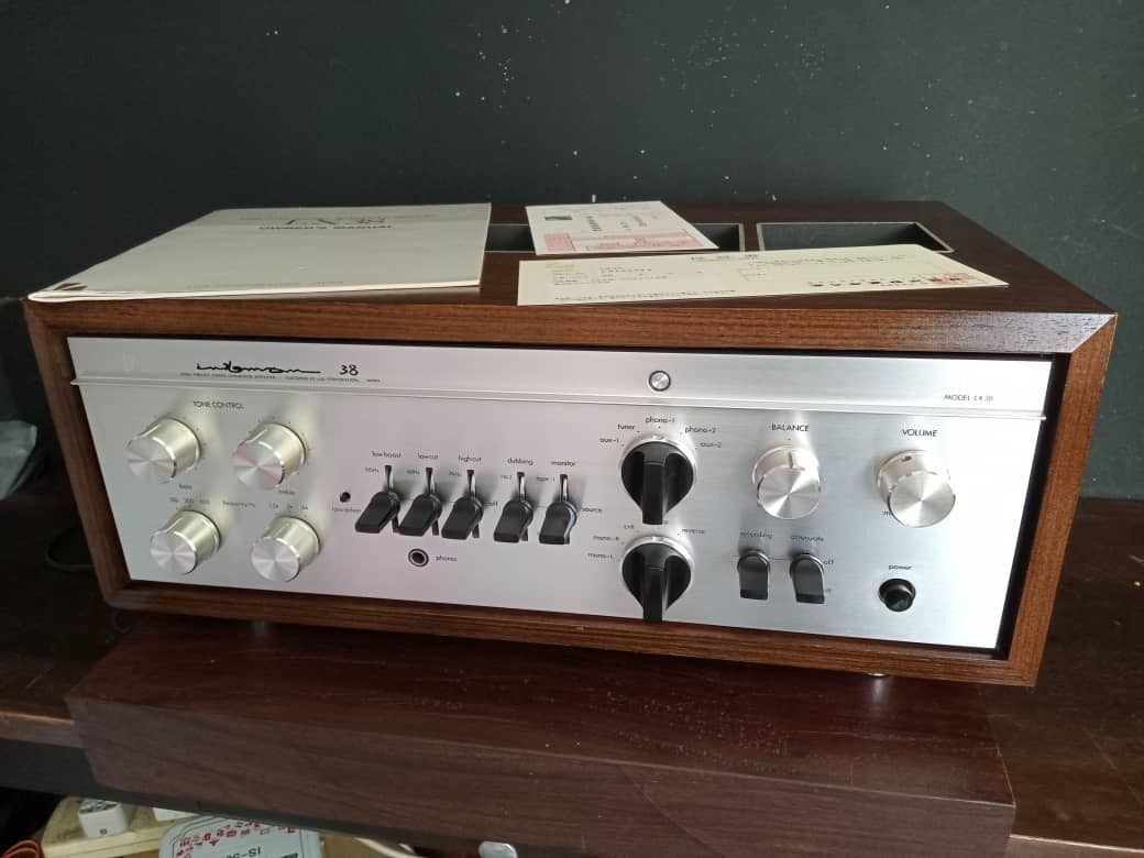 LUXMAN SQ38FD 管球式プリメインアンプ 動作品 使用説明書(回路図掲載 