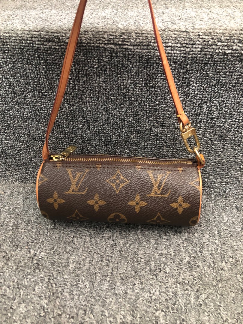 UNUSED Authentic Louis Vuitton Damier Ebene Mini Papillon Pochette