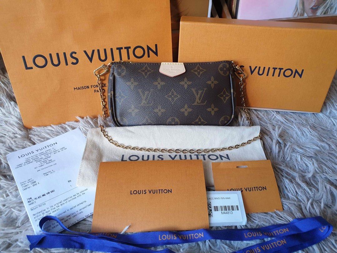 Louis Vuitton M44813 Multi Pochette Monogram VVN Khaki