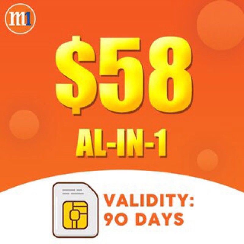 M1 Prepaid Space Sim Card, Mobile Phones & Gadgets, Mobile & Gadget