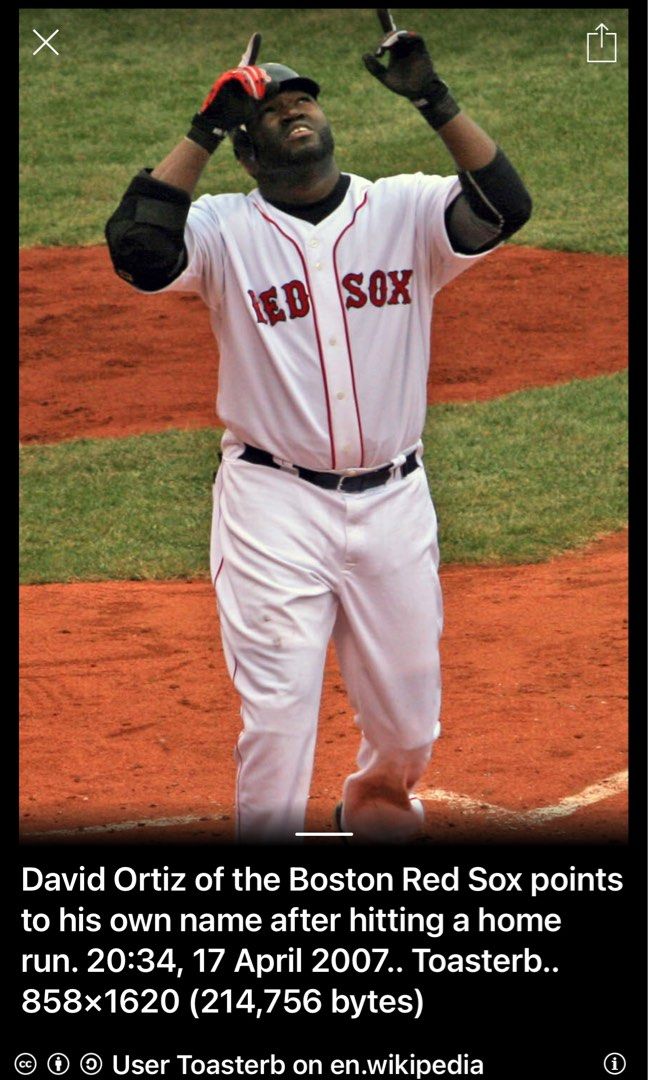 Men's Majestic Boston Red Sox #34 David Ortiz Navy Blue Alternate