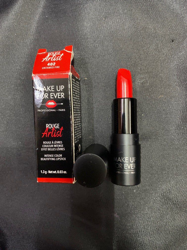 Make Up for Ever Rouge Artist Beautifying Mini Lipstick 0.03oz 402 Untamed Fire