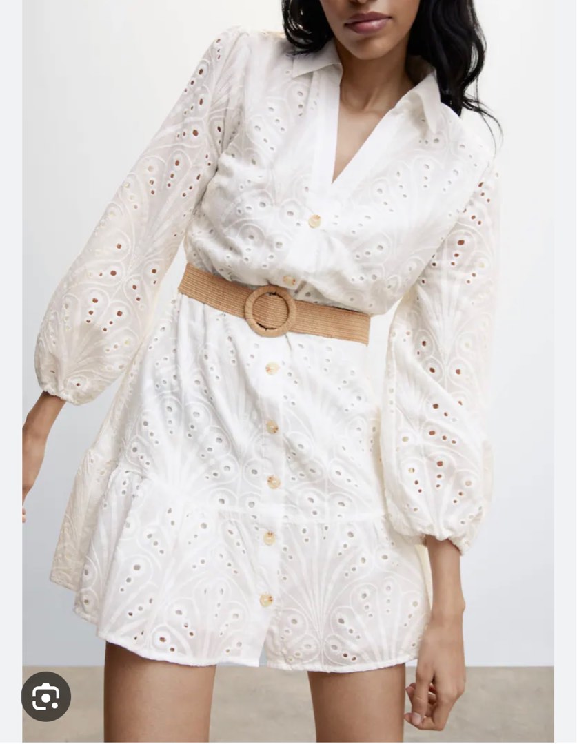 White belt new arrivals dress