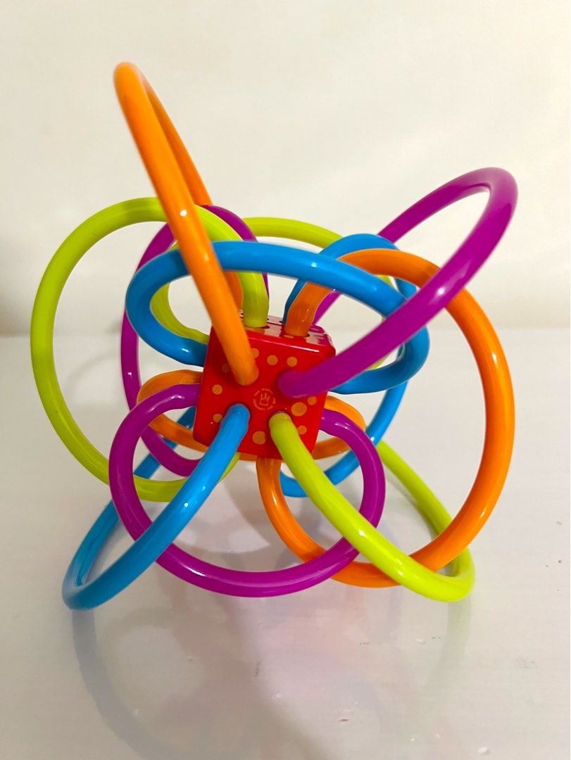 Manhattan toy winkel rattle and sensory teether sale activity toy