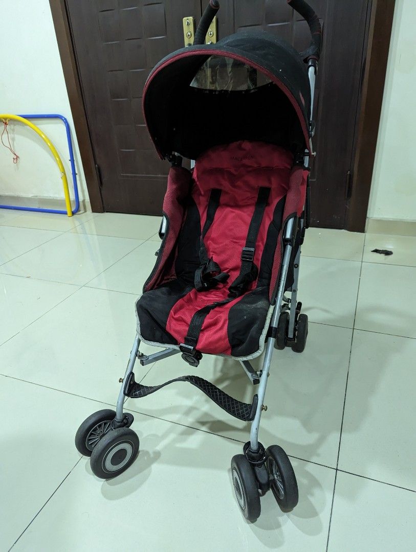 Mclaren Stroller + Recaro Carseat, Babies & Kids, Going Out, Strollers