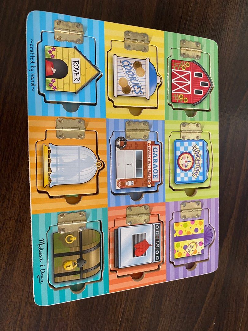 Melissa and doug open door sales puzzle
