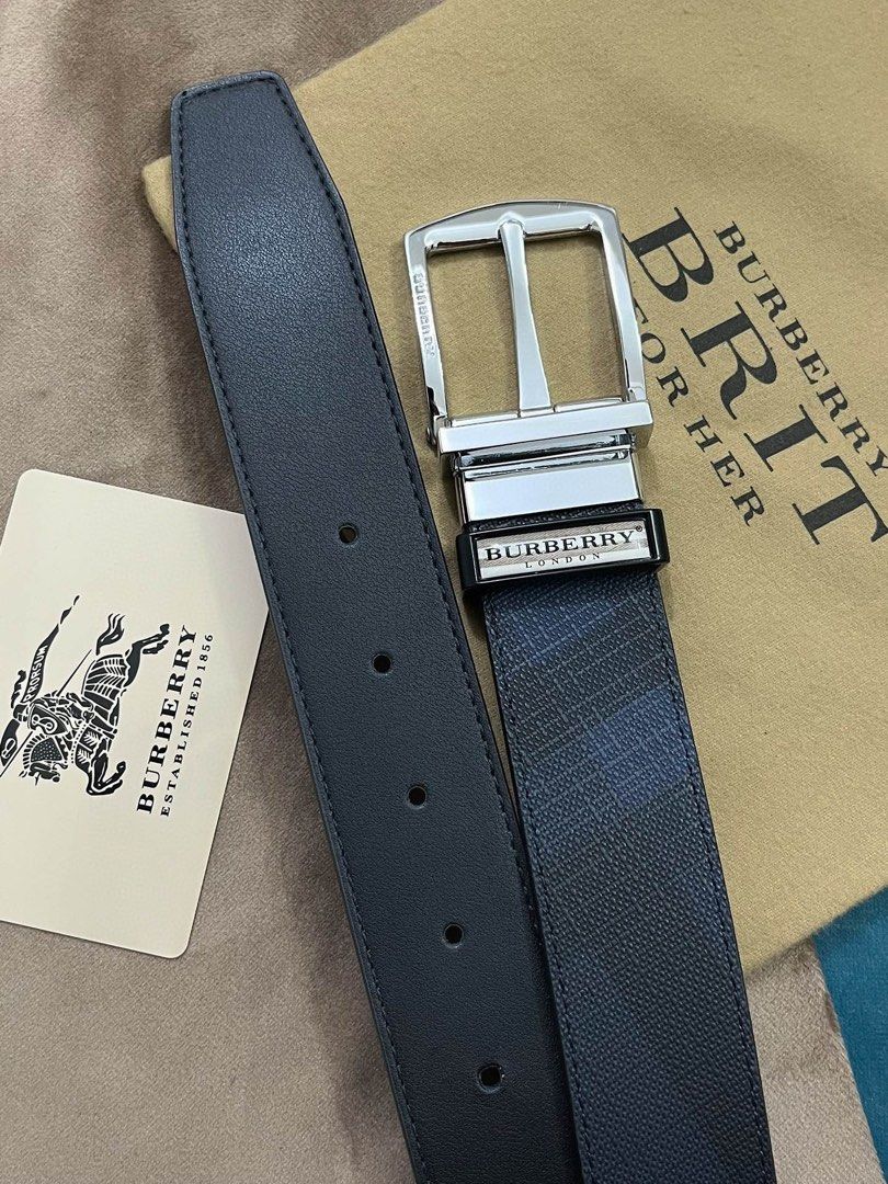 Men Burberry belt 3.5 cm